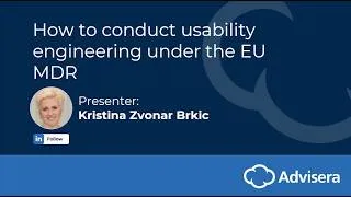 Thumbnail: How to conduct usability engineering under the EU MDR [webinar recording]