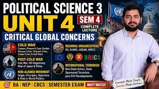 Thumbnail: Political Science 3 II Sem 4 II Unit 4 II Full Syllabus With Notes II Adv Varun Dixit #polscience