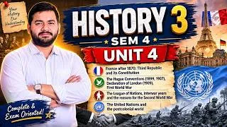 Thumbnail: History 3 II Unit 4 II Sem 4 II Full Syllabus With Notes II Adv Varun Dixit #varundixit #history