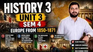 Thumbnail: History 3 II Unit 3 II Sem 4 II Full Syllabus With Notes II Adv Varun Dixit #history #varundixit