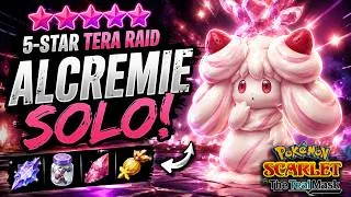 Thumbnail: Soloing a 5-Star Alcremie Tera Raid!