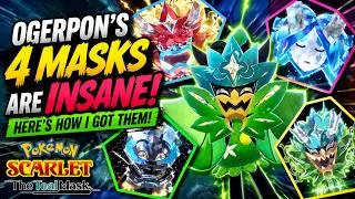 Thumbnail: Ogerpon's 4 Masks Are INSANE! Here's How I Got Them!
