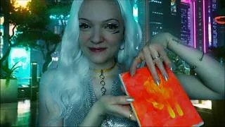 Thumbnail: ASMR 🌐 Night City Rooftop Painting with a Friend 🎨