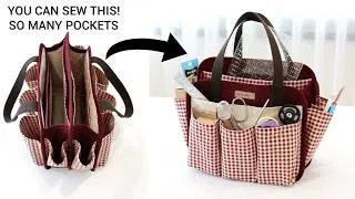 Thumbnail: Make Your Own Sewing Organizer Bag with Lots of Pockets