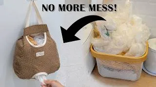 Thumbnail: Stop the Plastic Bag Mess! DIY Plastic Bag Holder | Easy Sewing Tutorial