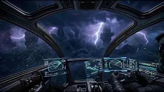 Thumbnail: The Lone Pilot: Alone Through the Storm ✦ Deep Sleep & Focus Ambience
