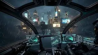 Thumbnail: The Lone Pilot: Cities Above the Storm ✦ Deep Sleep & Focus Ambience