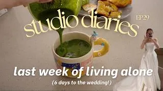 Thumbnail: LAST LIVING ALONE VLOG: 1 Week to the Wedding ♥︎ Meals I Cooked, Working out, Gown and Makeup Prep