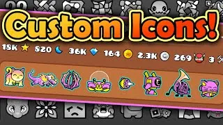 Thumbnail: How to import custom icons into Geometry Dash 2.2!