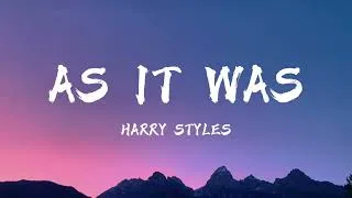 Thumbnail: Harry Styles - As It Was (Lyrics)