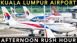 Thumbnail: KUALA LUMPUR AIRPORT PLANE SPOTTING - Rush Hour Landing & Takeoff in MALAYSIA