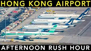 Thumbnail: HONG KONG AIRPORT | Plane Spotting | LANDING & TAKEOFF - Afternoon RUSH HOUR
