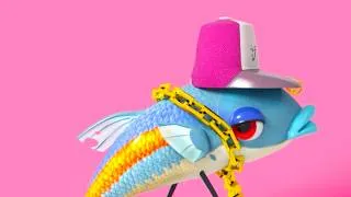 Thumbnail: My first animated 3D character.