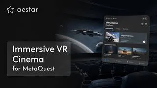Thumbnail: Immersive VR Cinema for Meta Quest | 360 & Stereo Video Player by Aestar