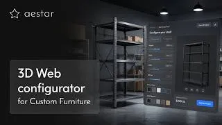 Thumbnail: 3D Web Configurator for Custom Furniture | Shelf Configurator by AESTAR