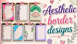 Thumbnail: Beautiful border design | Easy front page ideas | Aesthetic design for projects | Border designs ✨🌼🩷