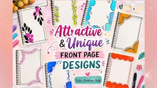 Thumbnail: Beautiful border design | Best cover page idea | Front page designs | Border designs for projects 