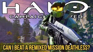 Thumbnail: Can I Beat Remix Mode Without Dying? | Halo: Campaign Evolved 