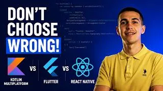 Thumbnail: Kotlin Multiplatform vs Flutter vs React Native | Which Cross-Platform Framework Should You Choose?