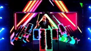 Thumbnail: LIVE Drum & Bass - AFISHAL (LED DJ Drumming Show)