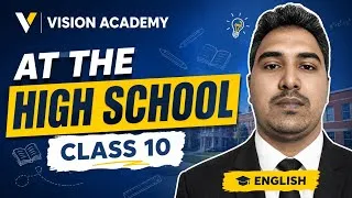 Thumbnail: At the High School #class10english #viral #toptrending #visionacademy #brahmabarada 