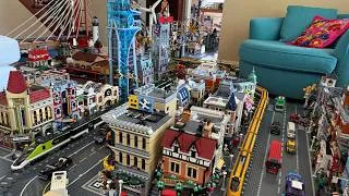 Thumbnail: LEGO Train POV Ride Through Our Largest and Most Detailed LEGO City Yet