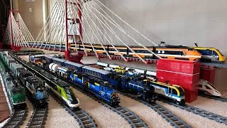 Thumbnail: Epic LEGO Train Set with a Lego City and a Lego Fairground
