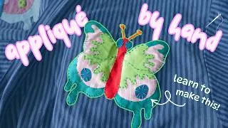 Thumbnail: How to appliqué by hand + needle-turn appliqué and embroidery! 🪲✂️