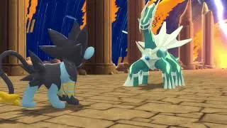 Thumbnail: Shiny Dialga in Pokémon Brilliant Diamond.