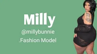 Thumbnail: Milly Biography, Wiki, Plussize Curvy Model, Fashion Model, Lifestyle, Facts