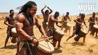 Thumbnail: 🔥 Rhythms That Pierce to the Bone ⚡ Powerful Ancient Warior | African Tribal Drums