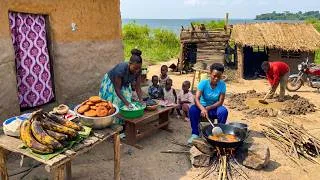 Thumbnail: Cooking A Pure African Breakfast & Continued Mudding Of Our Traditional Outdoor Kitchen.