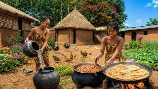 Thumbnail: Slow Living In Our African Village Home🛖🌿Preparing a Delicious Family Breakfast As We Moving In!