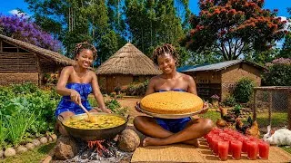 Thumbnail: Only In Africa!We Baked 100%No Oven Cake🎂🍵To Celebrate Before Moving Into Our African Village Home🛖🌿