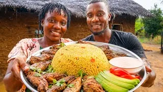 Thumbnail: Cozy Rainy Day With My Husband 🌧️ Cooking Golden Turmeric Chicken & Rice