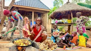 Thumbnail: Cooking Fresh African Pilau Dish| Enjoying a  peaceful Calm day at our African village Home 