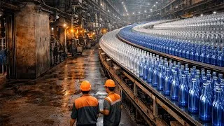 Thumbnail: Inside Glass Factory – How Raw Sand Turns into Endless Glass Products (Full Process)