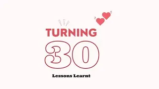 Thumbnail: Guess who's turning 30!!...5 Lessons that have held true so far