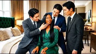 Thumbnail: “YOU Can’t Make Me SCREAM!🙅” African Girl Dares TRIPLETS Korean Mafia Bosses… They Proved Her Wrong