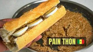 Thumbnail: The BEST Pain Thon (Pinton) Recipe! 🥖 (Step-by-Step 🇸🇳 Tuna Sandwich)
