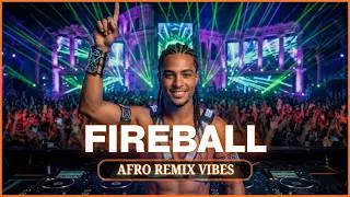 Thumbnail: Pitbull – Fireball | Afro House Remix - Afro Remix Vibes
