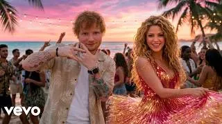 Thumbnail: NUMBER ONE  | Ed Sheeran ft. Shakira | Official Music Video | Romantic Latin Pop Global Hit 2026