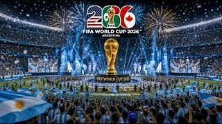 Thumbnail: ARGENTINA World Cup 2026 🔥 | Messi Era Anthem | Stadium Mix 4K