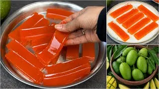Thumbnail: রোদে শুকানো ছাড়া ১০ মিনিটে কাঁচা আমের ম্যাঙ্গো বার / আমসত্ত্ব | Instant Mango Bar | Aam Sotto Recipe