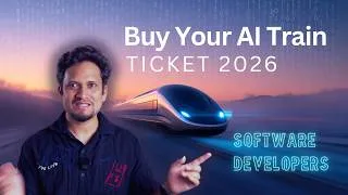 Thumbnail: The AI Train Is Here — But Don't Forget to Buy the Ticket | 2026 AI Trends, Tips & Real Experiences