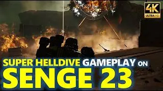 Thumbnail: Helldivers 2 Vid121: Spartan X-divers jumping feet first into hell at Super Helldive Lvl difficulty