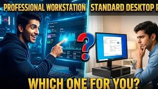 Thumbnail: Workstation vs PC Explained | Difference Between Workstation and Personal Computer  | Aftis Skills