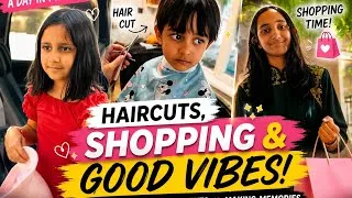 Thumbnail: Family Day Out: Kids' Haircuts & Shopping Trip".