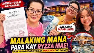 Thumbnail: 🔴 LAST WILL NI KRIS: RYZZA MAE, MAY MILYONG MANA BASTA PAKAKASALAN SI BIMBY SA TAMANG EDAD‼️ #MAEBY