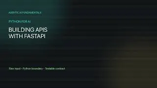 Thumbnail: 01.07 - Building APIs with FastAPI